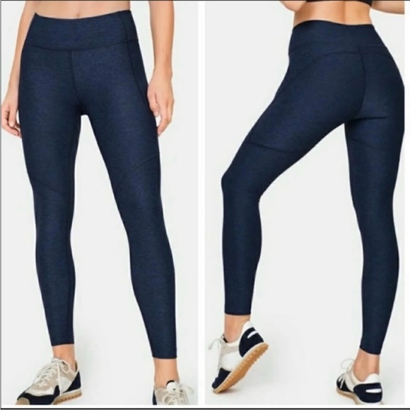Outdoor Voices Core Leggings Navy M - Picture 1 of 9